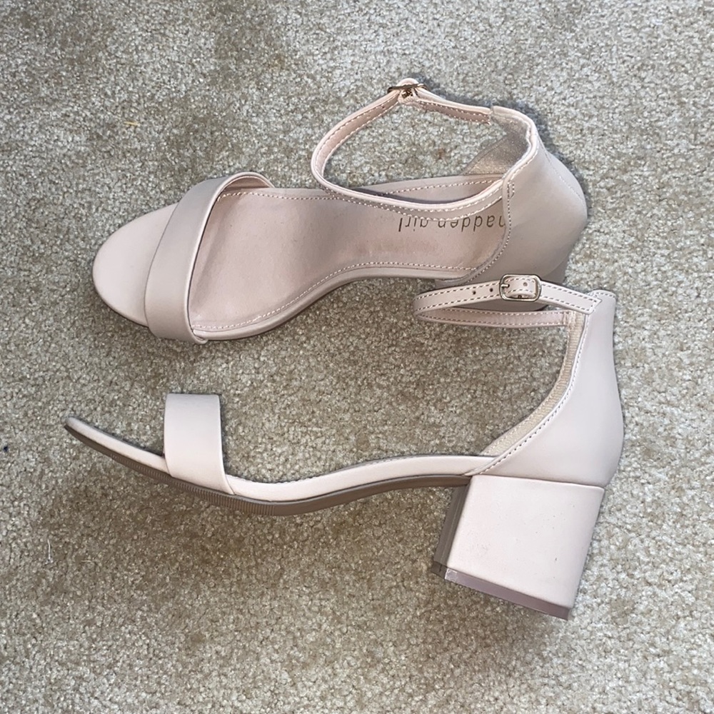 Madden Girl tan heels